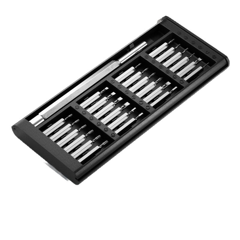 Speciālu formu skrūvgriežu komplekts viedtālruņiem, pulksteņiem un klēpjdatoriem – hroma vanādija tērauds, 16-in-1 universālie bitu komplekts, daudzfunkcionāls telekomunikāciju uzturēšanas instruments