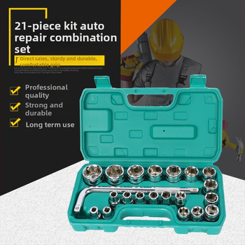 Auto remonta instrumentu komplekts, 21 gab., hroma vanādija tērauds (Ze Yulai, 2,4 kg)