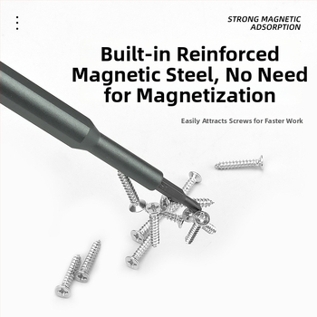Daugiapakopinis įrankių rinkinys kompiuterių, akinių ir išmaniųjų telefonų remontui – 26 dalys, 4 mm antgaliai, magnetinis, S2 įrankių plienas, be izoliacijos