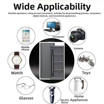 Sheng bangrong Visapusiškas atsuktuvų rinkinys kompiuterių remontui, 24 dalys, anglies plienas