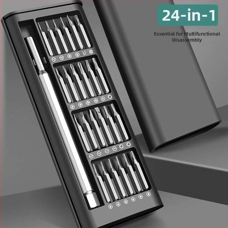 Sheng bangrong Visapusiškas atsuktuvų rinkinys kompiuterių remontui, 24 dalys, anglies plienas