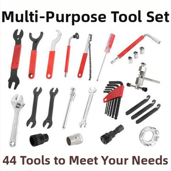 Velosipēdu pilnīgs instrumentu komplekts kalnu velosipēda remontam – Materiāls: PP; Piemērojums: Mašīnu remonts; Zīmols: Other