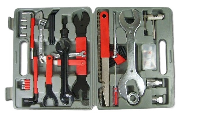 Velosipēdu pilnīgs instrumentu komplekts kalnu velosipēda remontam – Materiāls: PP; Piemērojums: Mašīnu remonts; Zīmols: Other