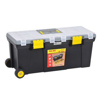 Elektrikāru instrumentu kaste ar ratiem – daudzfunkcionāla uzglabāšana, polipropilēna konstrukcija, preces kods 54541541541