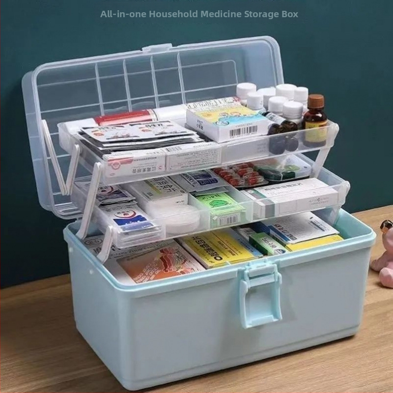 Daudzfunkcionāla metāla instrumentu kaste transportlīdzekļiem, saliekama ar trim slāņiem, rūpnieciskā kvalitāte