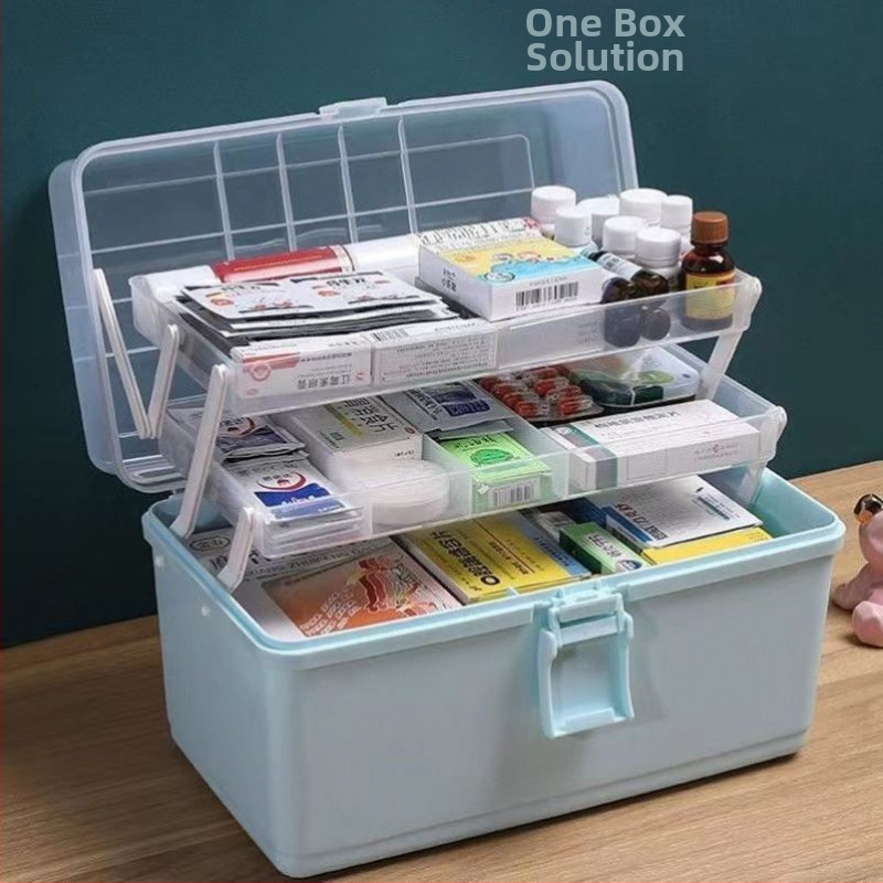 Daudzfunkcionāla metāla instrumentu kaste transportlīdzekļiem, saliekama ar trim slāņiem, rūpnieciskā kvalitāte