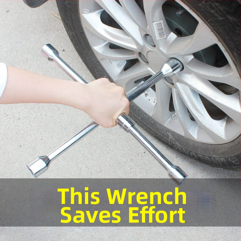 Saliekamā krustveida atslēga automašīnām, no tērauda, modeļa 1783, piemērota automašīnām, SUV un kravas automašīnām