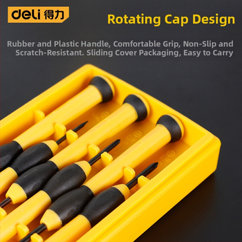 Deli mažas atsuktuvų rinkinys laikrodžiams, telefonams, kompiuteriams ir nešiojamiesiems kompiuteriams — plokščiosios ir kryžminės galvutės, Cr-V chromo vanadžio plienas, nemagnetinis, neizoliuotas