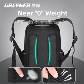 GREENER pečių įrankių kuprinė, tvirta drobinė konstrukcija elektrikams, įrankių saugojimas ir daugiafunkcinis remontos dėklas