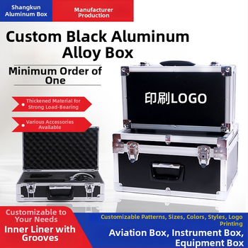 Aliuminio lydinio įrankių dėžė su EVA įdaila ir smūgio atsparumu