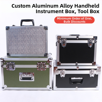 Aliuminio lydinio įrankių dėžė su EVA įdaila ir smūgio atsparumu