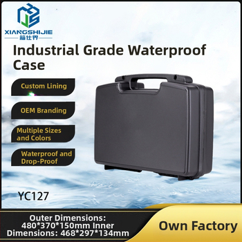 Plastikinė nešiojama įrankių dėžė – atspari smūgiams saugojimo dėžė įrankiams, elektriniams prietaisams ir foto įrangai (Krovos talpa: 50)