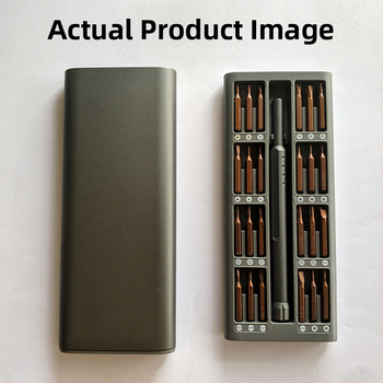 Blue Diamond 25-in-1 precizinių atsuktuvų rinkinys laikrodžių ir telefonų remontui — S2 lydinio įrankinis plienas, magnetinis, 0,21 kg, telekomunikacijų priežiūra