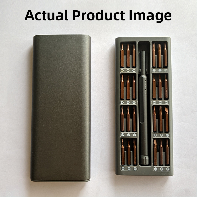 Blue Diamond 25-in-1 precizinių atsuktuvų rinkinys laikrodžių ir telefonų remontui — S2 lydinio įrankinis plienas, magnetinis, 0,21 kg, telekomunikacijų priežiūra