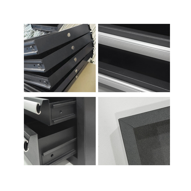 XR-151 Metalo įrankių dėžė — Dviejų stalčių kosmetikos ir laikymo dėžė, vienos sluoksnio sustiprinta metalinė konstrukcija, nešiojama namų saugykla