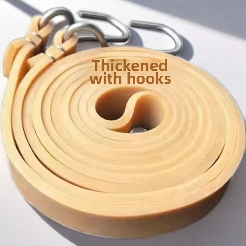 Elastinė juosta motociklui ir elektriniam dviračiui — storas gumos laidinys, apkrova 100 kg, didelis elastingumas, tinka galinio krepšelio laikikliui