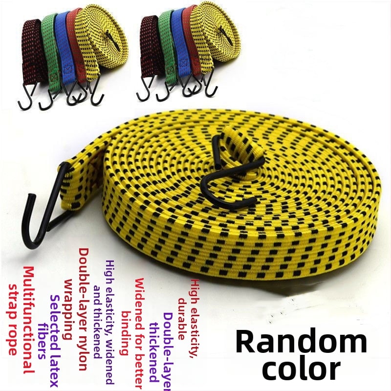 Universali automobilių elastinga juosta, atspari dėvėjimuisi stora gumos kabelis, apkrova 10 kg