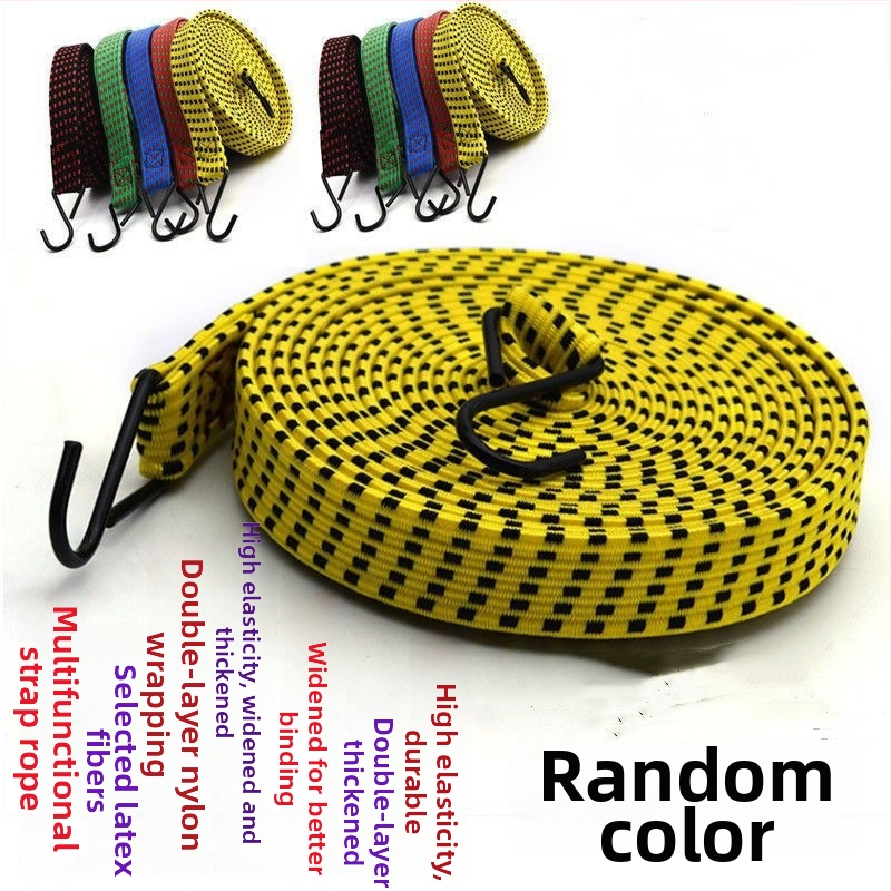 Universali automobilių elastinga juosta, atspari dėvėjimuisi stora gumos kabelis, apkrova 10 kg