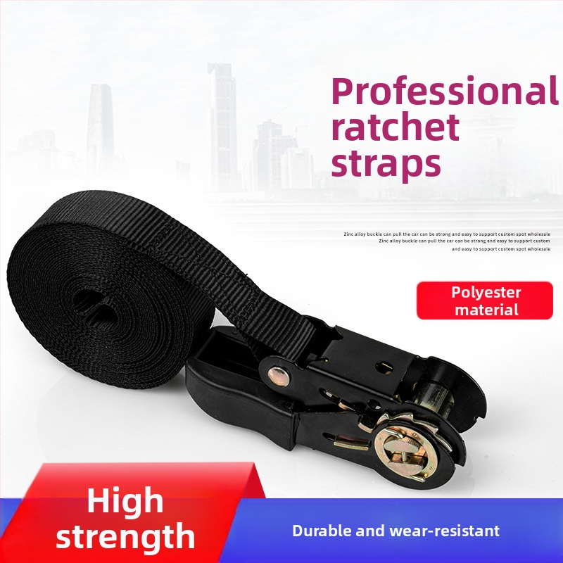 Ratchet siksna ar pašbloķējošu aizdari, plats un ciets motocikla bagāžai