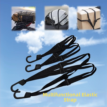 Elastīgā virve motociklam, neilons, garums 60–90 cm, diametrs 1 mm