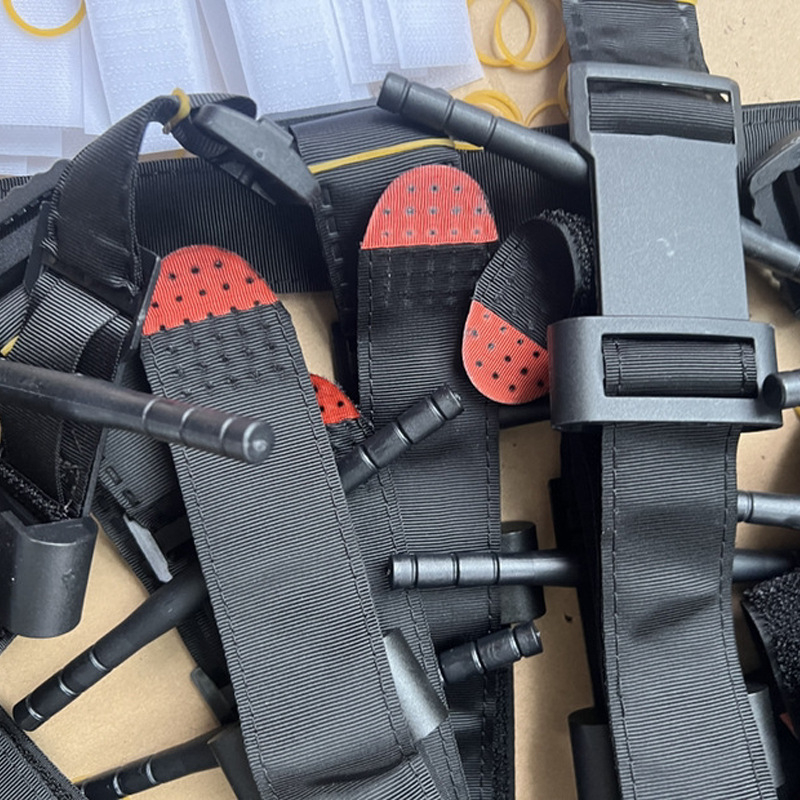 Velcro szalagú tourniquet elsősegélyhez, nylon anyag, nylon-poliészter keverék, Xiechang márka, alkalmas pántokra és egyéb alkalmazásokhoz.