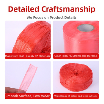 Pakavimo raišteliai - Tipas: Raištelio juosta, Medžiaga: PE, Ilgis: 30m, Plotis: 10mm, Lūžimo jėga: 4kg