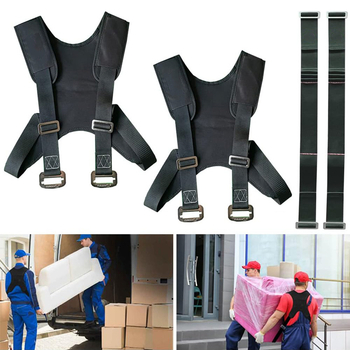 Mellény-stílusú szállító heveder bútorok mozgatásához – továbbfejlesztett szállító rendszer; anyag: 50% nylon + 50% poliészter; nylon/poliészter keverék; ipari felhasználás; Hongyi