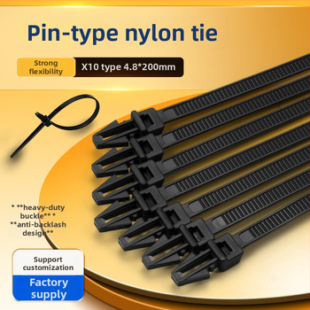 Enesulgav nailonist kaabli sidur (Nylon 66; V-0; kodukasutus)