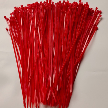 Savistiprintos nailoninės zip-juostelės vielų tvirtinimui, nailonas 6, storis 1,2 mm, gaisro atsparumo klasė 94V-2