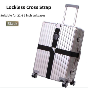 Unikalūs lagamino dirželiai su kryžminėmis dirželiais - Lagaminų priedai; Prekės ženklas: Unique; Medžiaga: Kitas; Kategorija: Lagaminų priedai