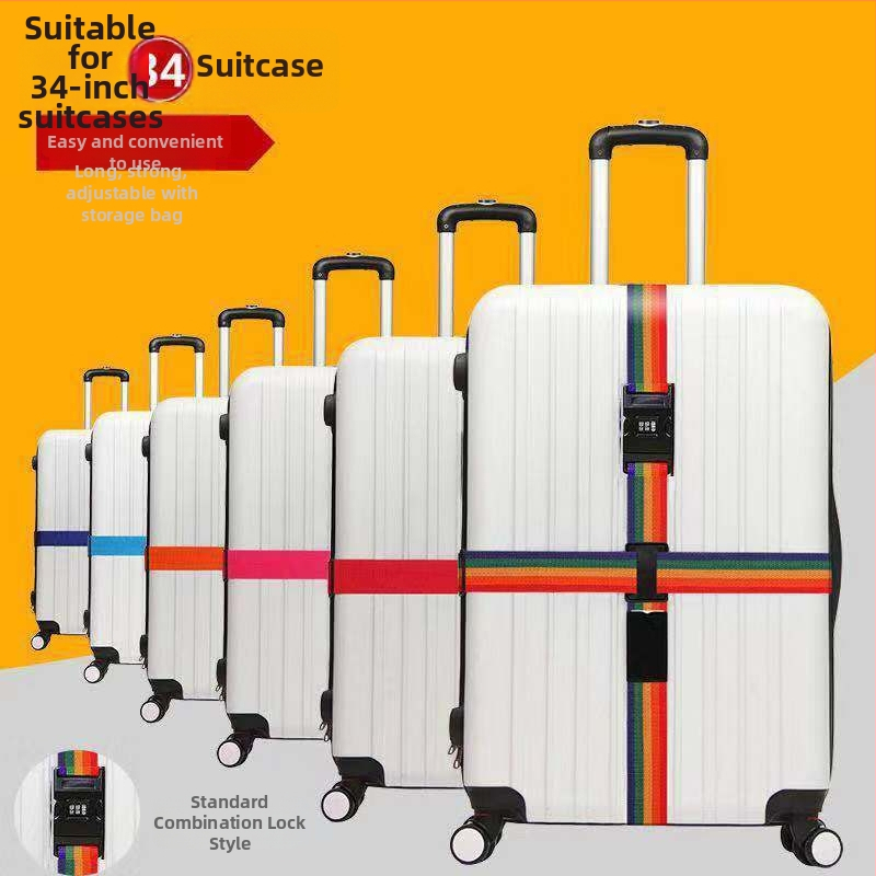 Unikalūs lagamino dirželiai su kryžminėmis dirželiais - Lagaminų priedai; Prekės ženklas: Unique; Medžiaga: Kitas; Kategorija: Lagaminų priedai