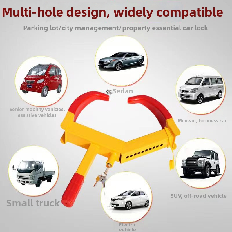 Elektronički klips zaključavanje za automobil na kotač, metalno, Plum cilindar, model Car Clip Lock, za sve modele