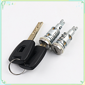 Anweijia Fiat vratni cilindar – komplet od 2 cilindara i 2 ključa; materijal: cinkova legura; model: Lock cylinder; kompatibilan s Fiat