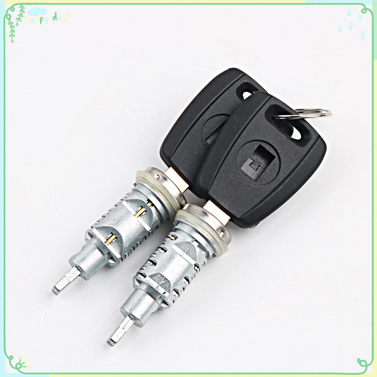 Anweijia Fiat vratni cilindar – komplet od 2 cilindara i 2 ključa; materijal: cinkova legura; model: Lock cylinder; kompatibilan s Fiat