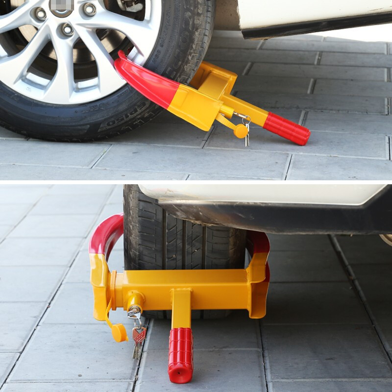 Fun Wheel Lock – Brava za auto gumu s rogovim dizajnom, 12 rupa zaPodešavanje, cilindar od čistog bakra