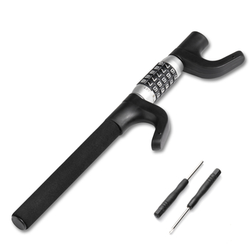 Zámok na volane s heslom - výsuvný, univerzálna kompatibilita, model 10348, materiál: nehrdzavejúca oceľ a hliníková zliatina