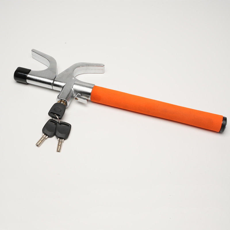 Blokáda volantu auta — hliníková zliatina a oceľ, model 381c, zámok s čepeľovým valcom