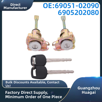 Autó ajtózár készlet Toyota Sienna 2004-2010 és Corolla 2003-2008, fém kivitel, modellek 69051-02090/69052-02080