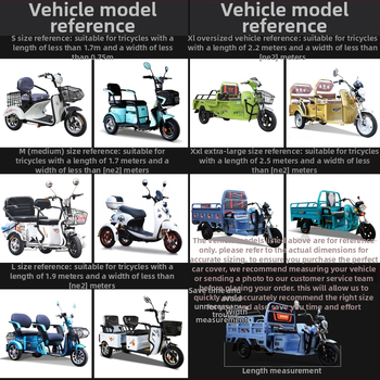 Husă pentru tricicleta electrică – Nine Libraries, folie de aluminiu, potrivită pentru tricicleta electrică și scuterul pentru vârstnici, greutate 1,5 kg, personalizare disponibilă