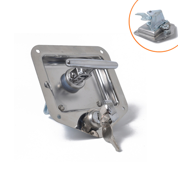 Încuietoare pentru cutie de unelte în formă de T din oțel inoxidabil pentru RV-uri, remorci, camioane și iahturi – accesoriu pentru ușa cutiei