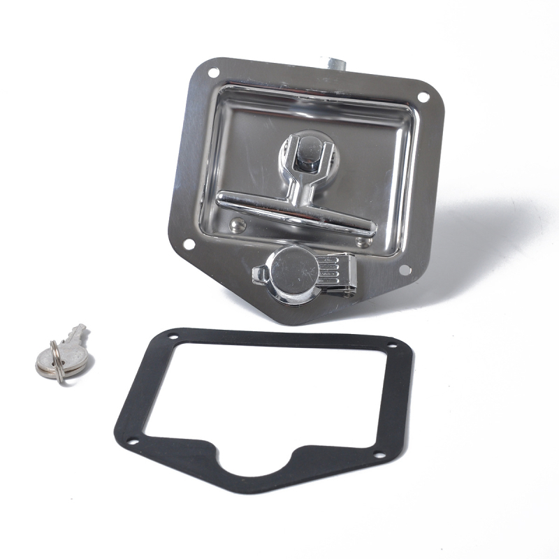 Încuietoare pentru cutie de unelte în formă de T din oțel inoxidabil pentru RV-uri, remorci, camioane și iahturi – accesoriu pentru ușa cutiei