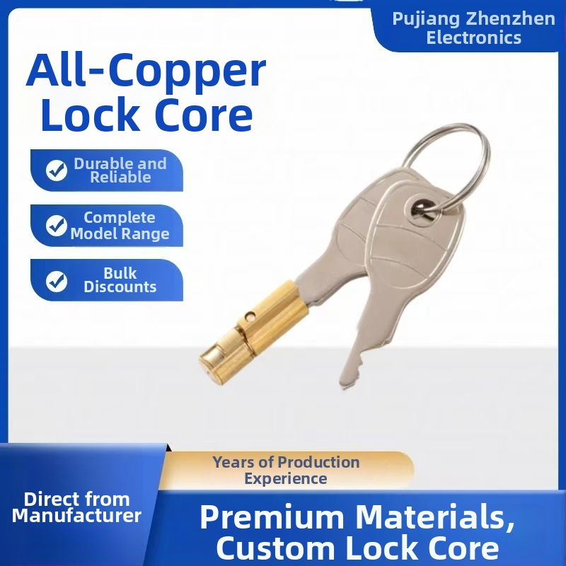 Industriālais aizslēga cilindrs, pilnīgi vara, XS1013 modelis, Double Tiger, piemērots piekabei, garāžai un rūpnieciskajiem aizslēgumiem, autorizēta privāta zīmola