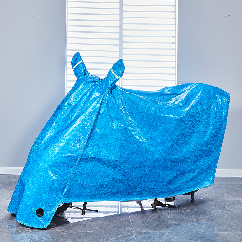 Copertă de ploaie din folie de aluminiu pentru două roți, protecție împotriva prafului, greutate 0,7 kg, potrivită pentru motociclete și mașini electrice