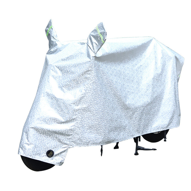 Copertă de ploaie din folie de aluminiu pentru două roți, protecție împotriva prafului, greutate 0,7 kg, potrivită pentru motociclete și mașini electrice