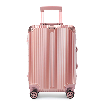 Αλουμινένιο πλαίσιο αποσκευών, ABS+PC κέλυφος, TSA συνδυασμού κλειδαριά, περιστροφικοί τροχοί 360°, βάρος 2,8 κιλά