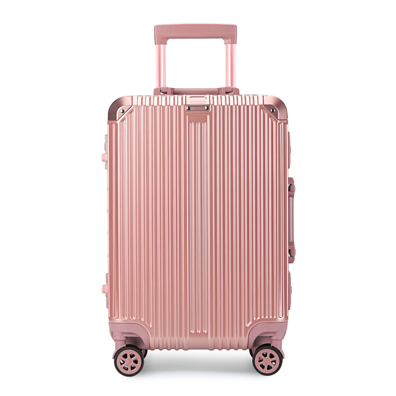 Αλουμινένιο πλαίσιο αποσκευών, ABS+PC κέλυφος, TSA συνδυασμού κλειδαριά, περιστροφικοί τροχοί 360°, βάρος 2,8 κιλά