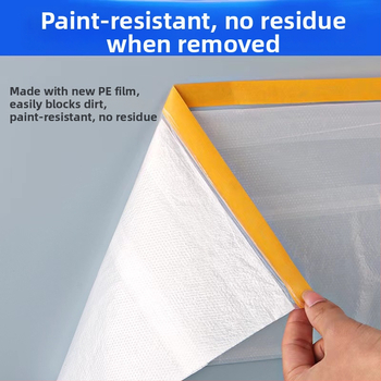 Védő maszkoló fólia bútorokhoz és autókhoz (vastagság 0,06 mm; magas viszkozitás; anyag: japán papír + PE fólia; alapanyag: papír; hossz testre szabható)