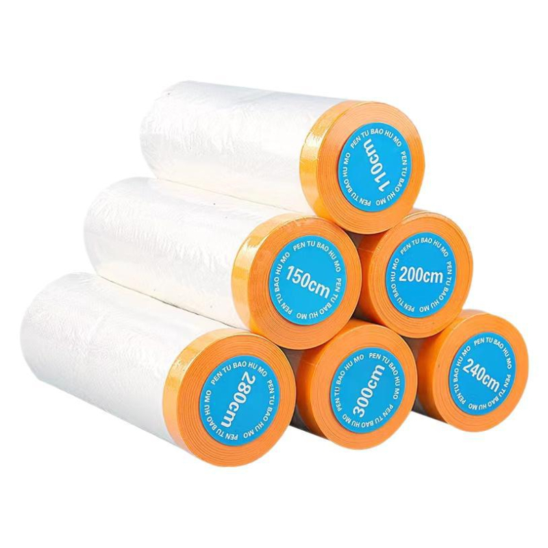 Védő maszkoló fólia bútorokhoz és autókhoz (vastagság 0,06 mm; magas viszkozitás; anyag: japán papír + PE fólia; alapanyag: papír; hossz testre szabható)