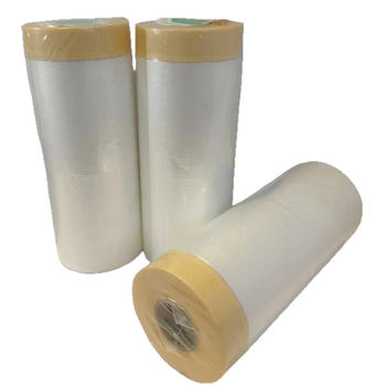 Maszkoló film spriceléshez – texturált papír alapú, ragasztó gumírozott, 9 μm vastagság, 16-25 m hosszú, szélességek 55-320 cm; alkalmas autófestéshez és beltéri felújításokhoz