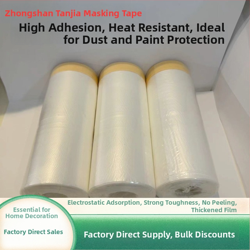 Maszkoló film spriceléshez – texturált papír alapú, ragasztó gumírozott, 9 μm vastagság, 16-25 m hosszú, szélességek 55-320 cm; alkalmas autófestéshez és beltéri felújításokhoz